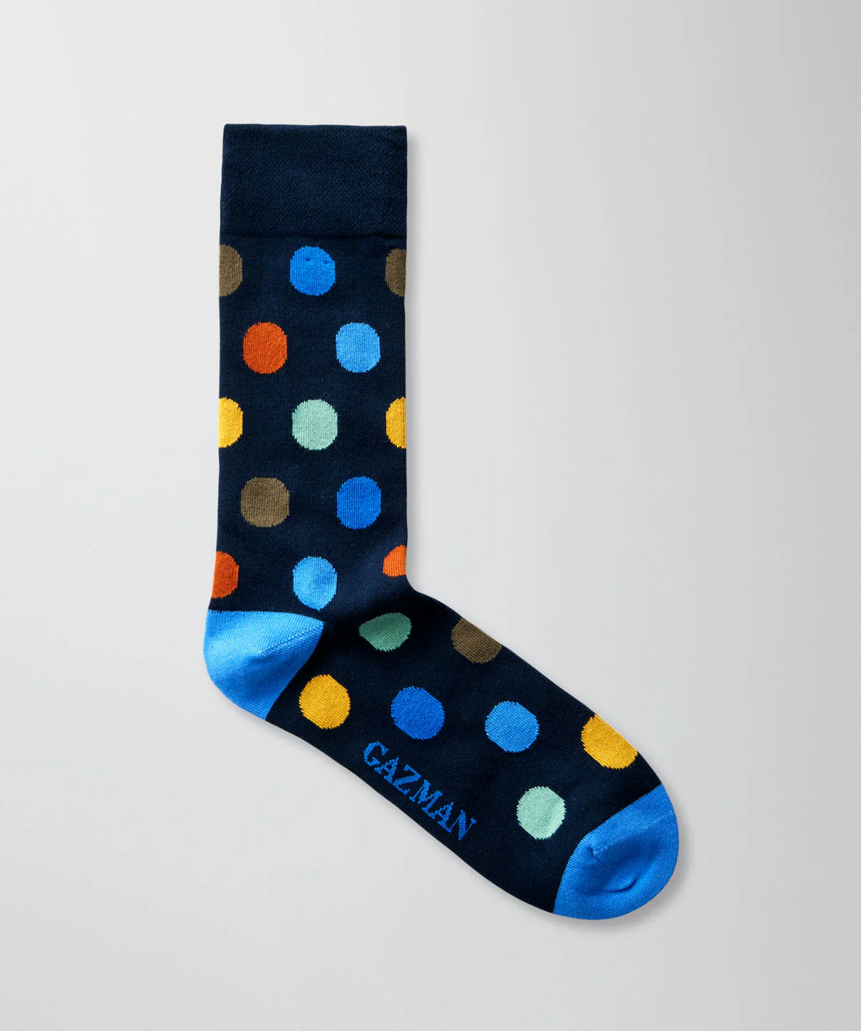 Non Tight Comfort Dot Sock - Navy - Image 4