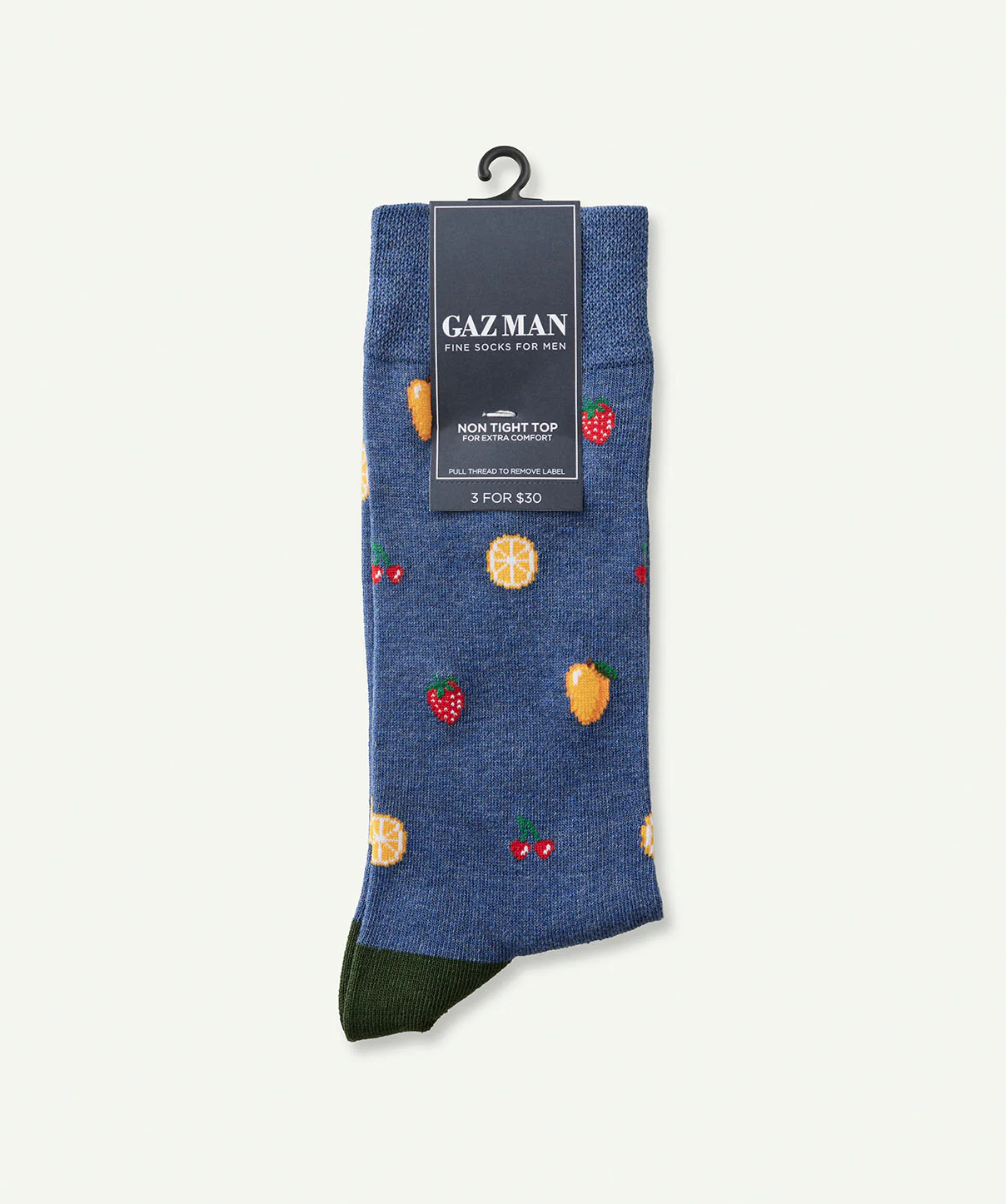 Non Tight Fruit Sock - Denim - Image 2