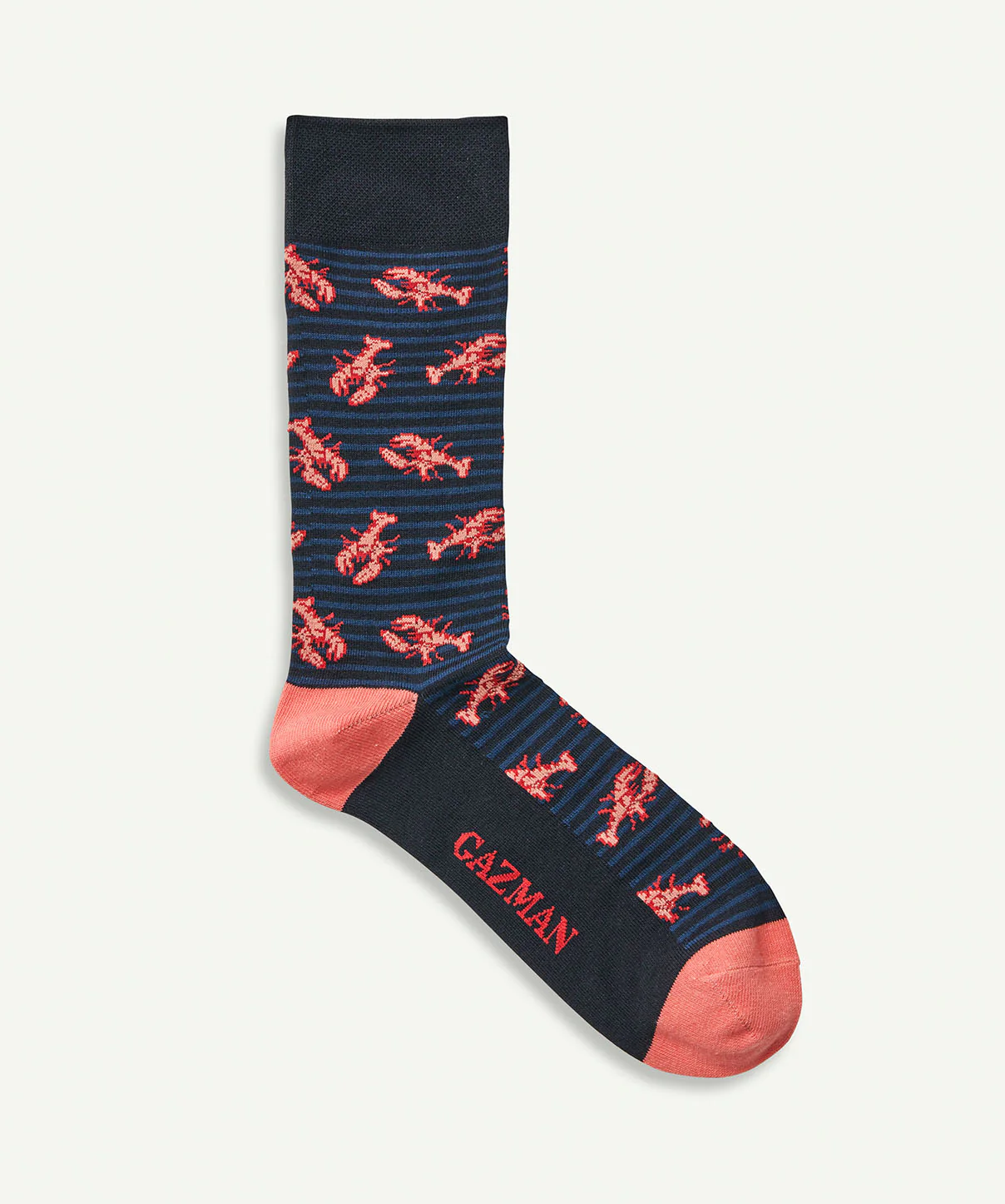 Non Tight Lobster Sock - Navy - Image 4