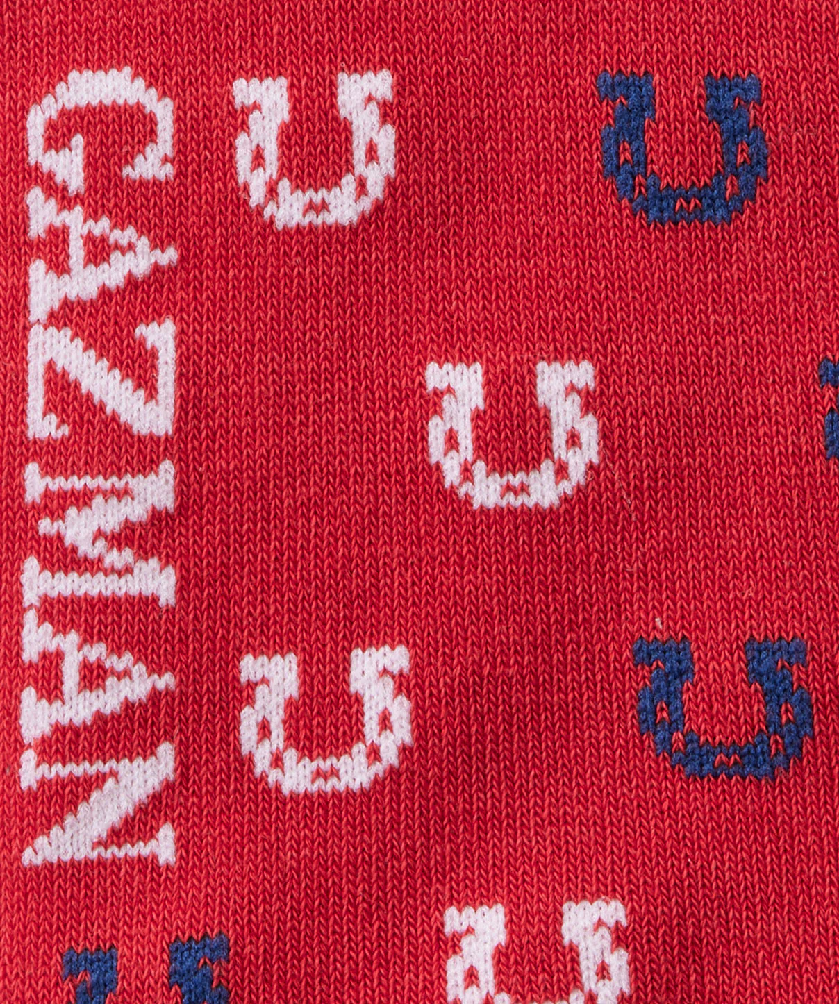 Non Tight Lucky Sock - Red - Image 3