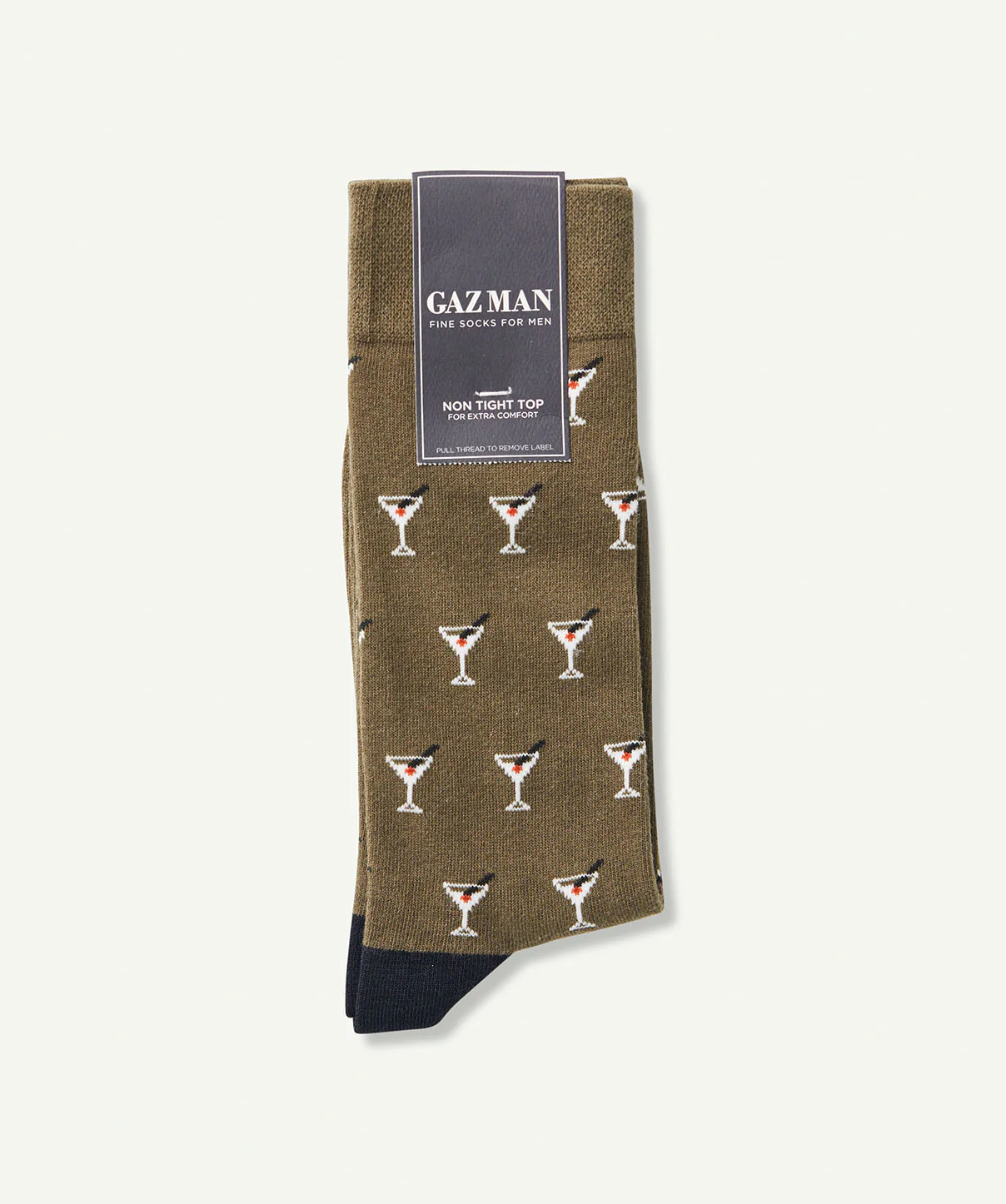 Non Tight Martini Sock - KHAKI - Image 2