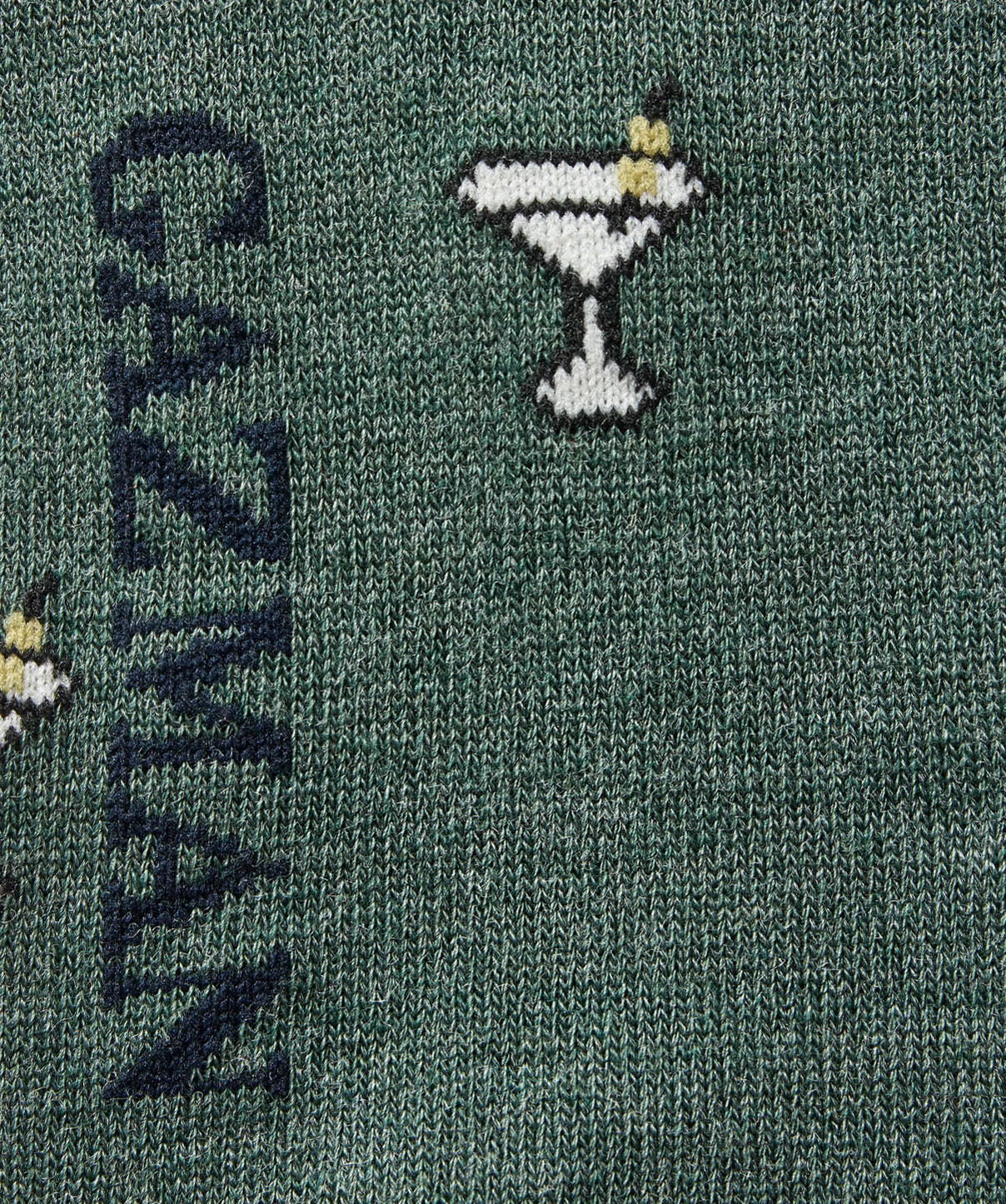 Non Tight Martini Sock - Khaki - Image 3