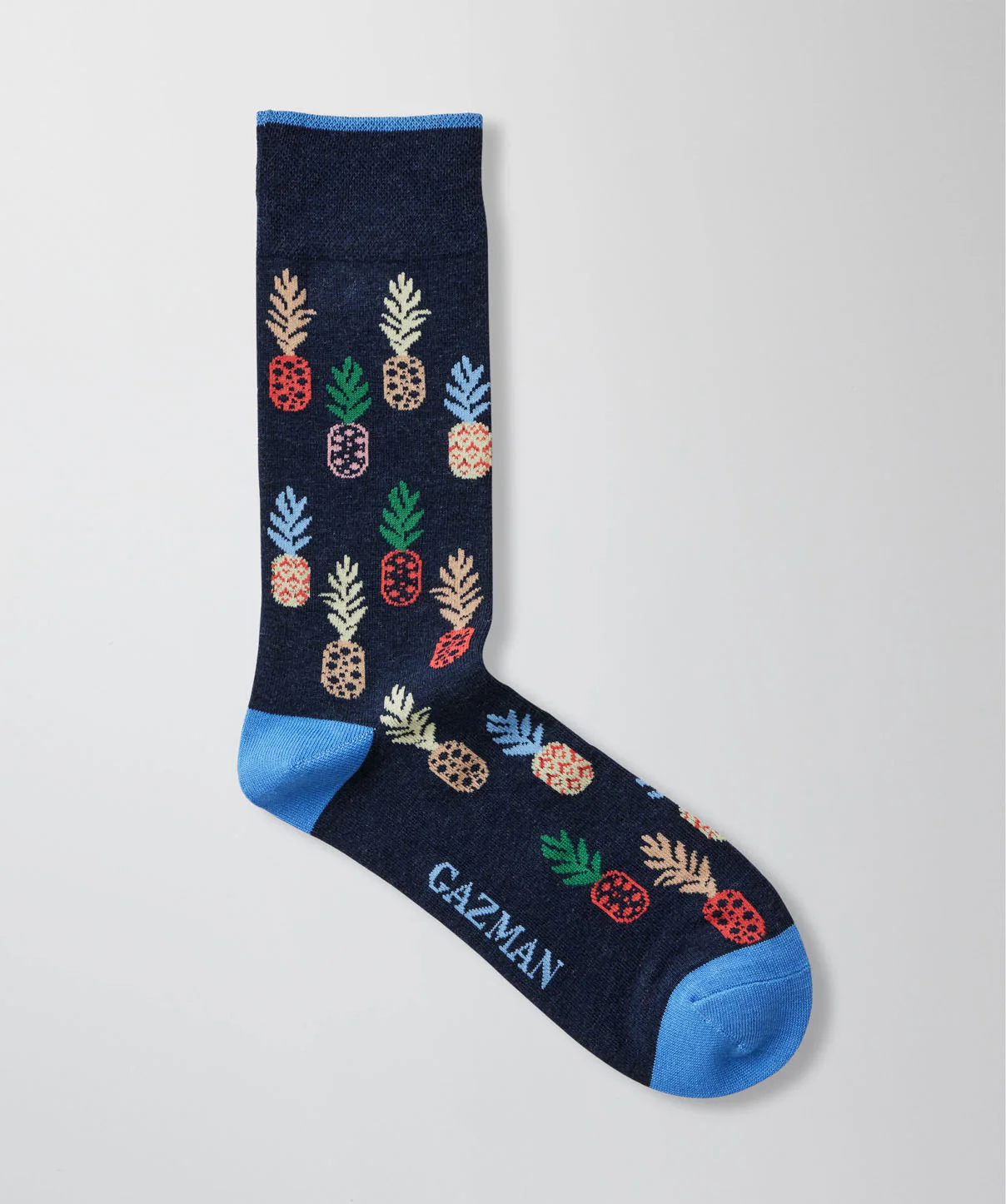 Non Tight Pineapple Socks - Denim - Image 4