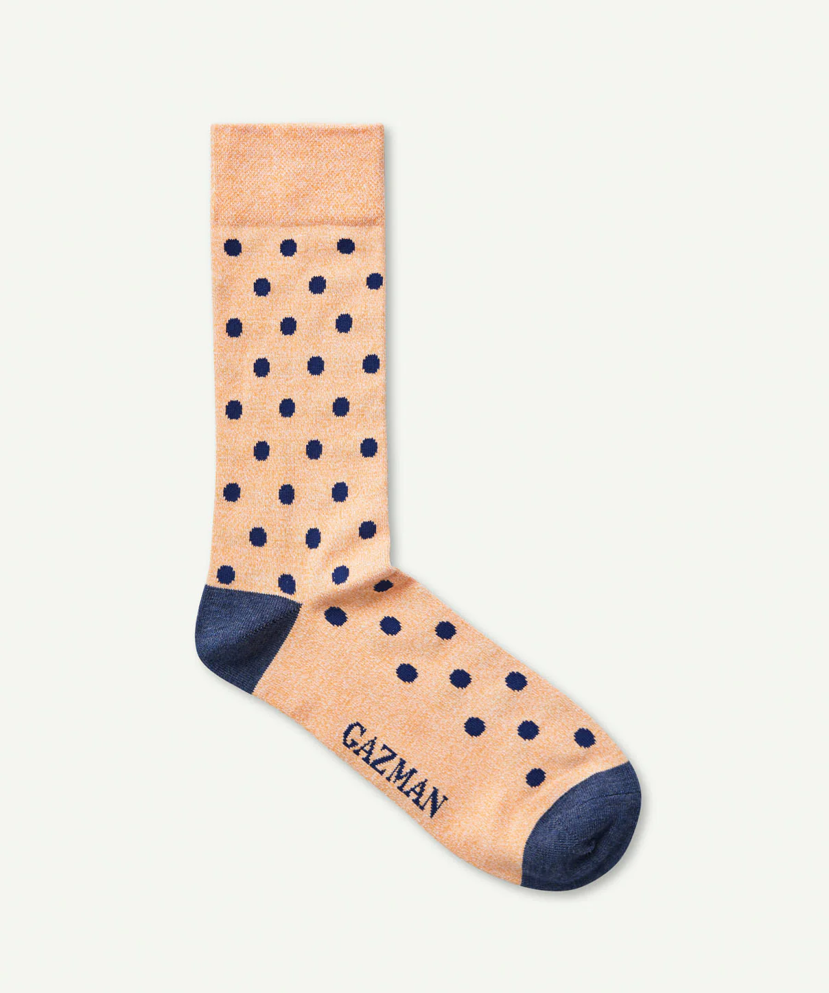 Non Tight Polka Dot Sock - Orange - Image 4