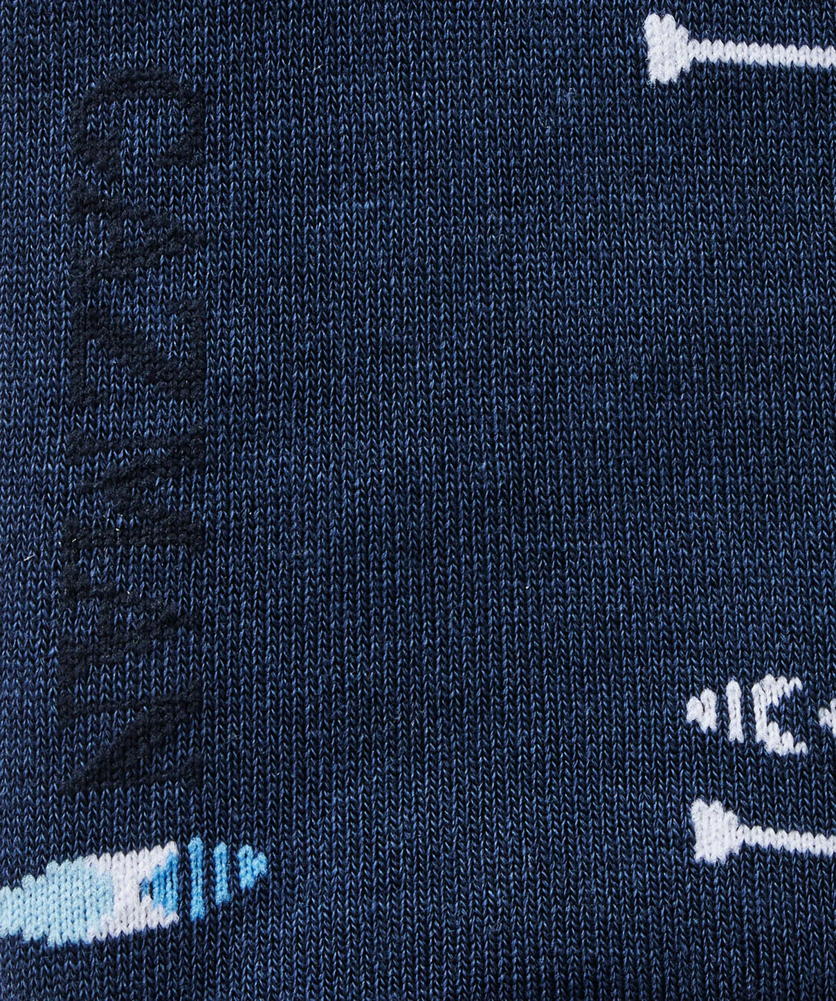 Non Tight Rowing Socks - Denim - Image 3