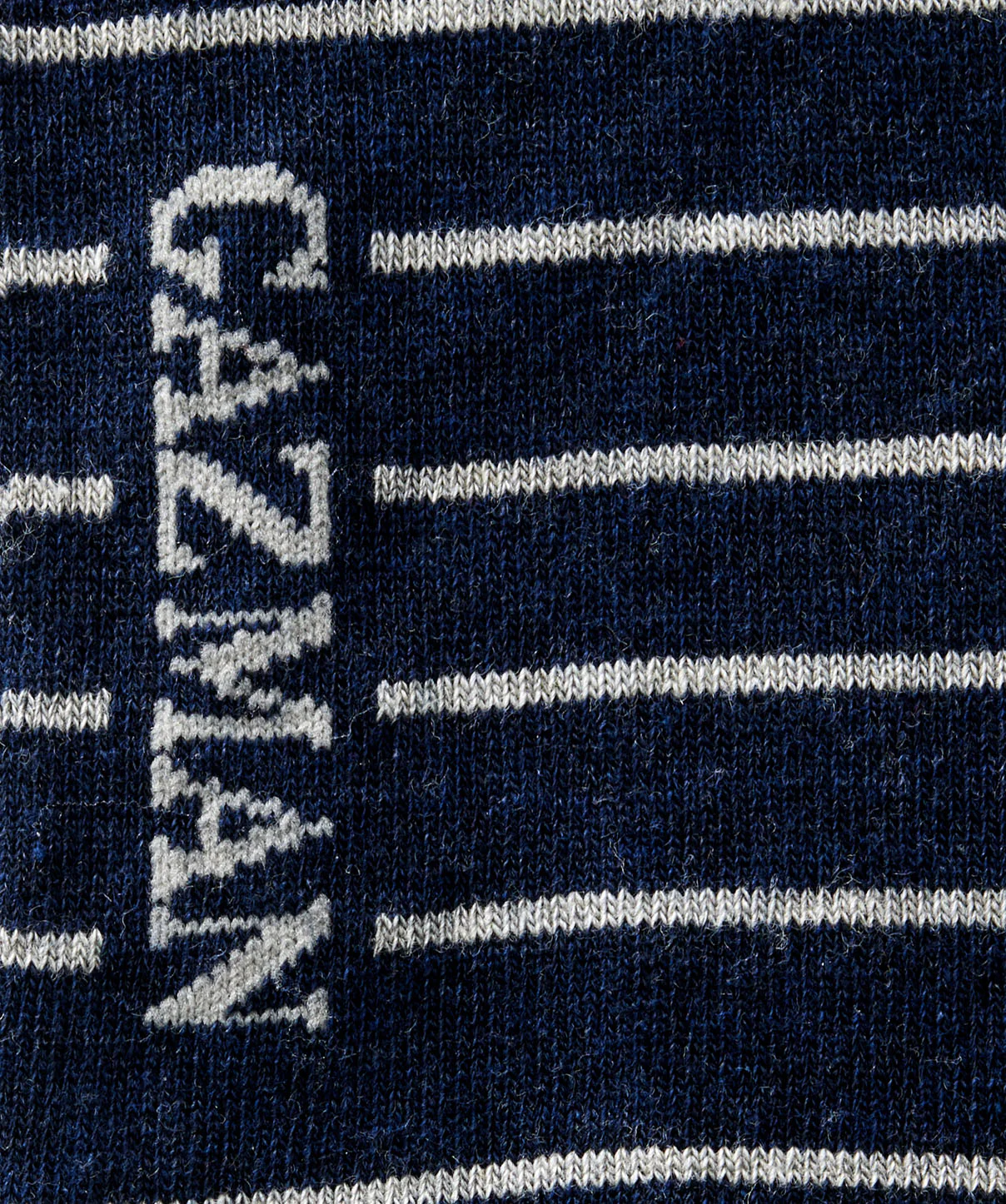 Non Tight Stripe Sock - Navy - Image 3