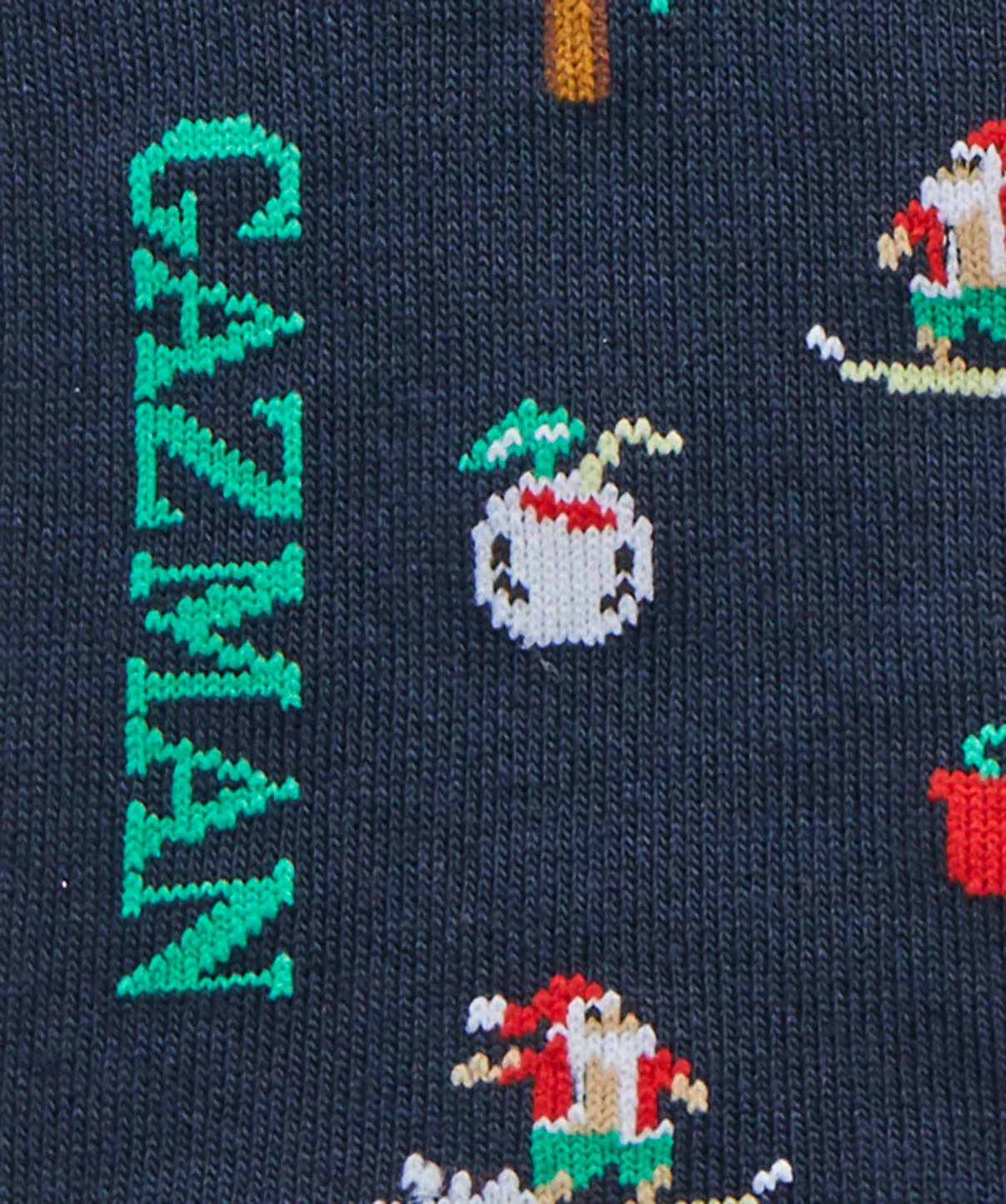 Non Tight Surfing Santa Sock - Navy - Image 7