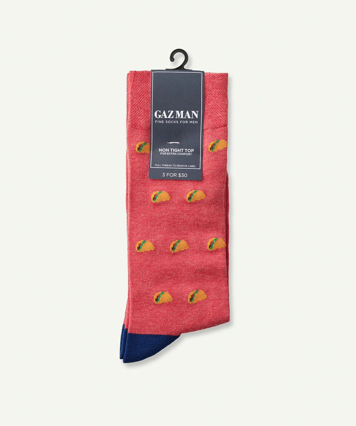 Non Tight Taco Sock - Washed Red - Image 2