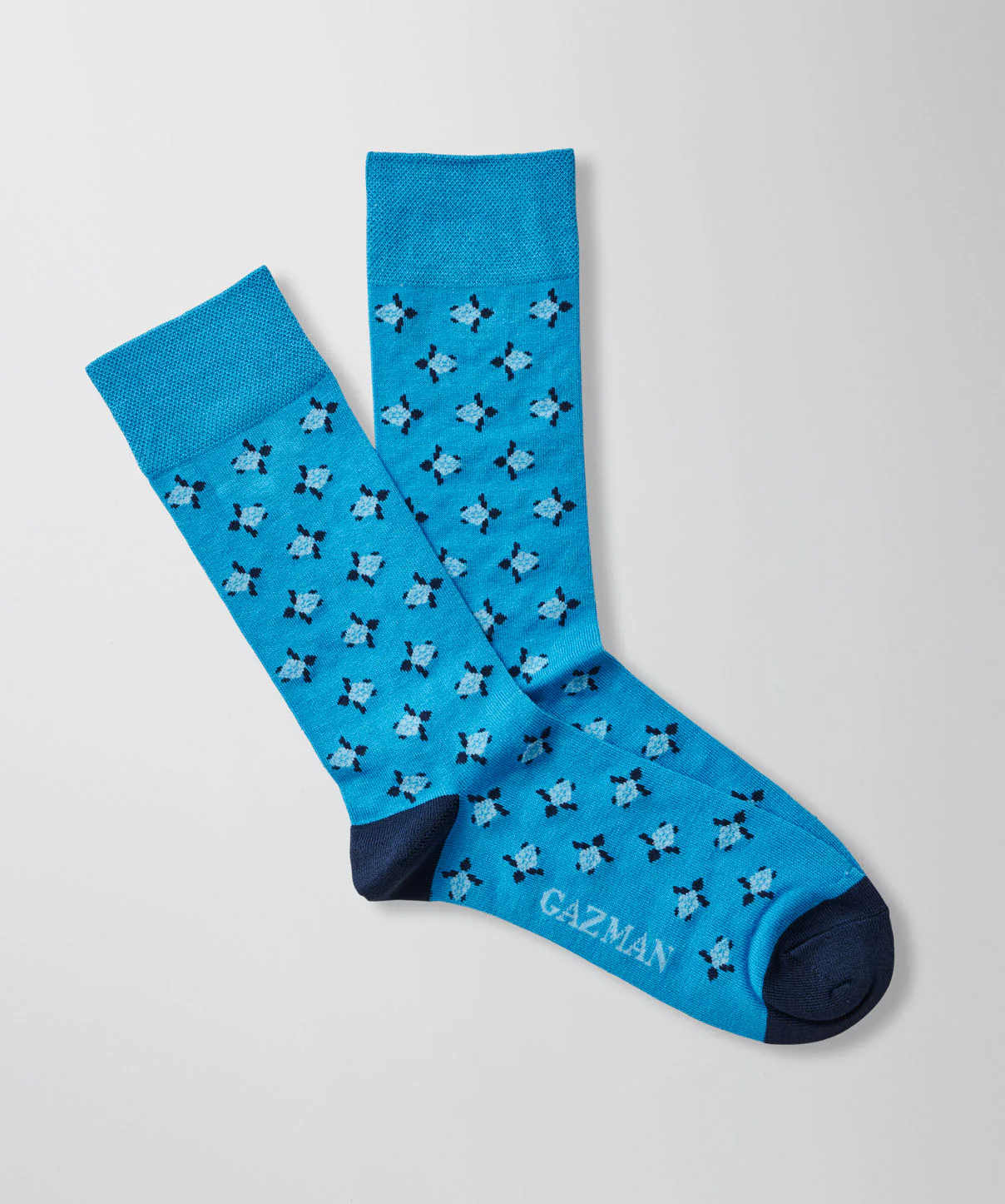 Non Tight Turtle Socks - Aqua