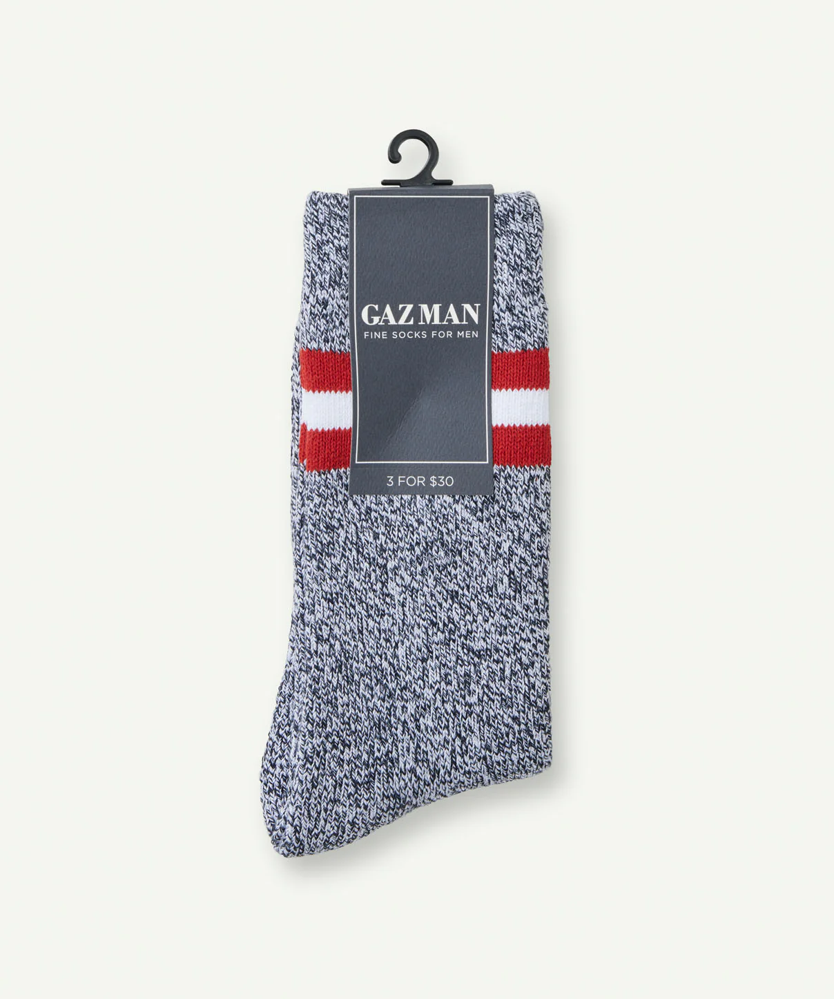 Non Tight Twisted Boot Sock - Navy - Image 2