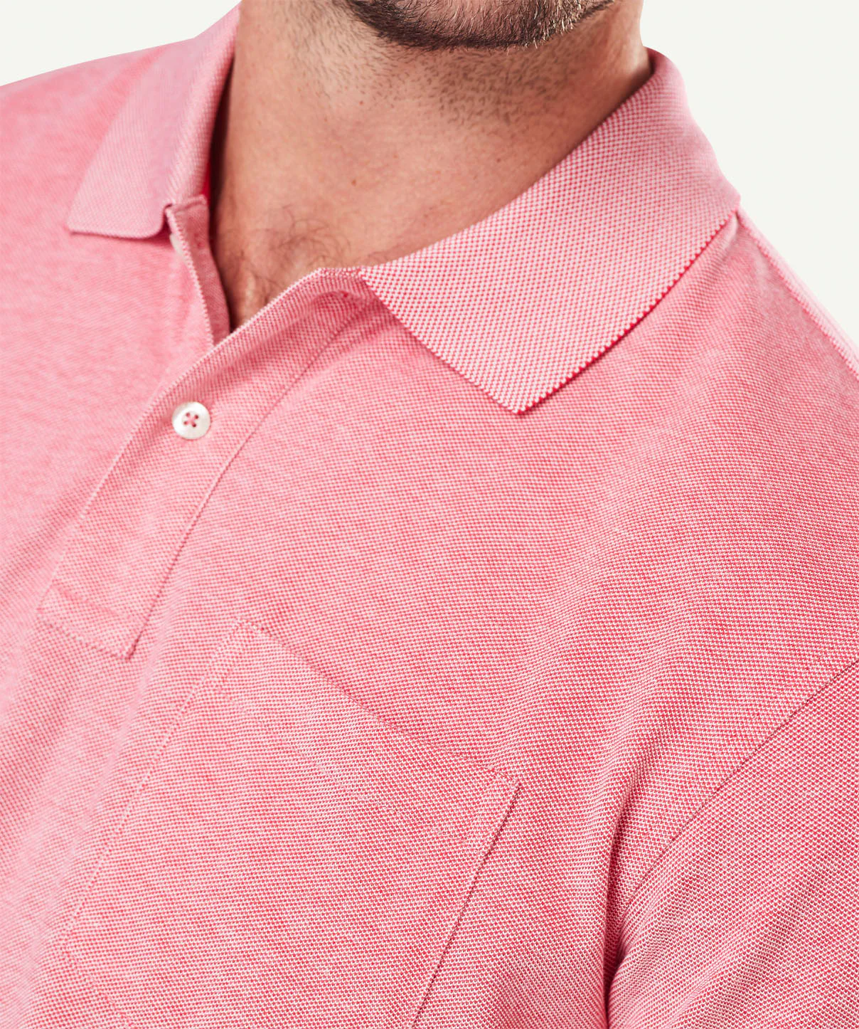 Oxford Pocket Polo - Watermelon - Image 6
