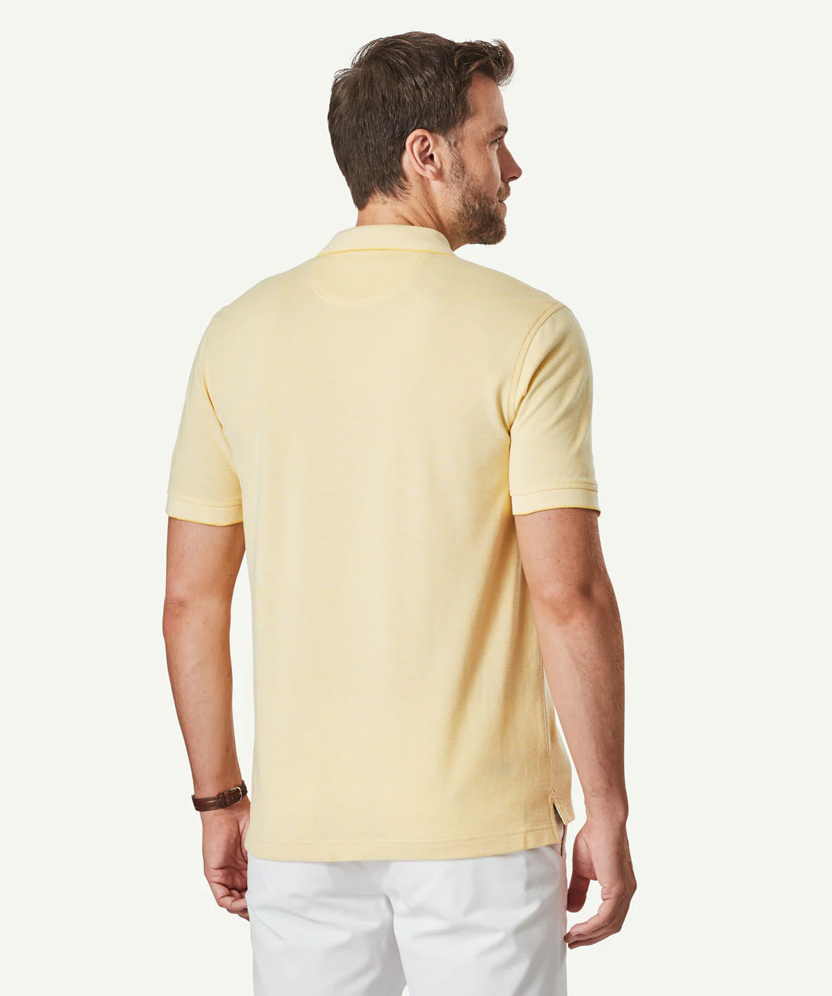 Oxford Pocket Polo - Yellow - Image 3