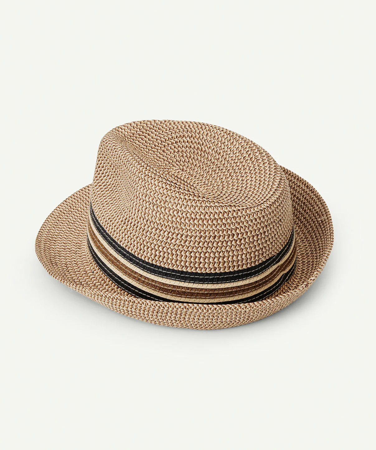 Paper Braid Fedora Hat - Moccha - Image 3