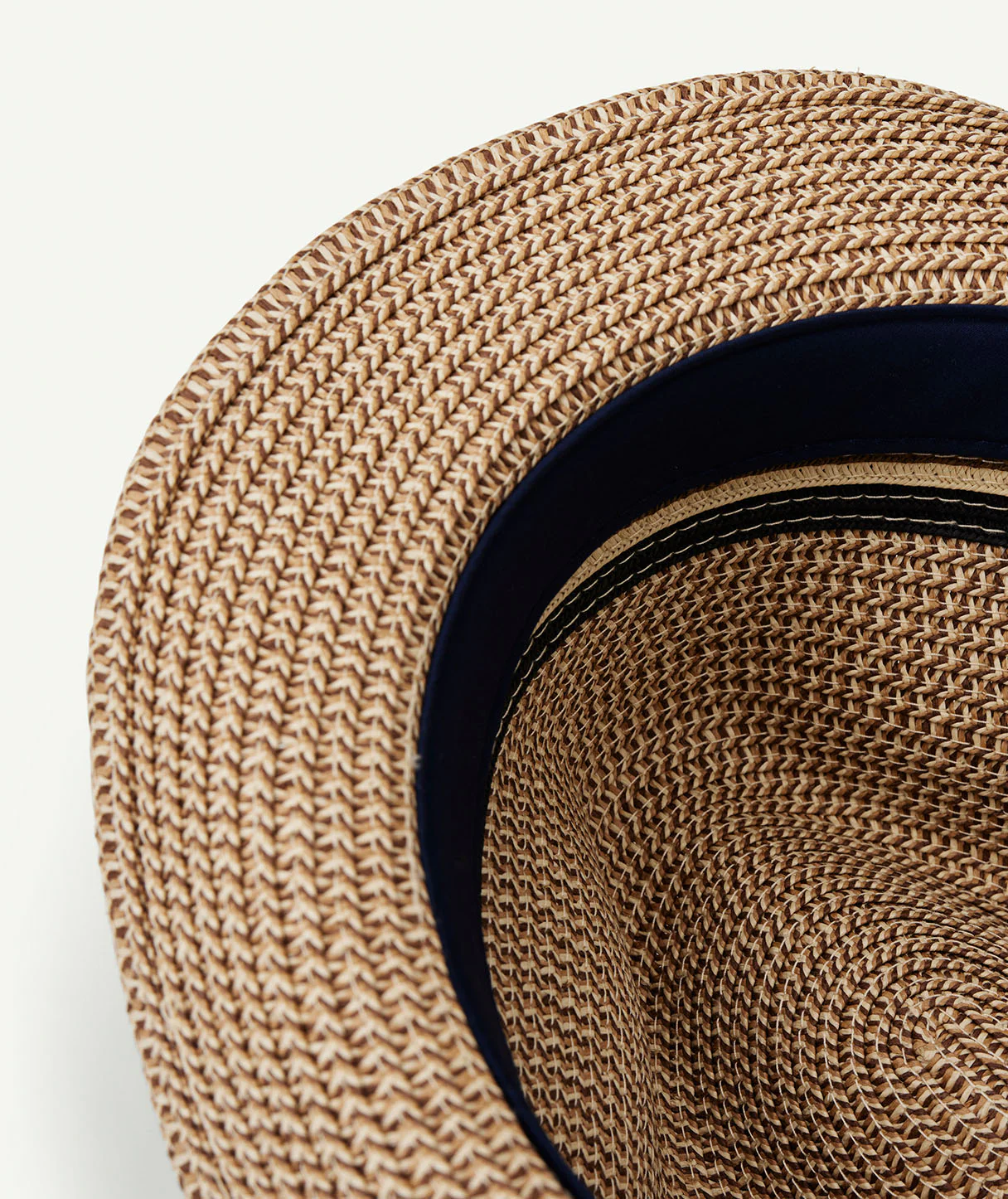 Paper Braid Fedora Hat - Moccha - Image 5
