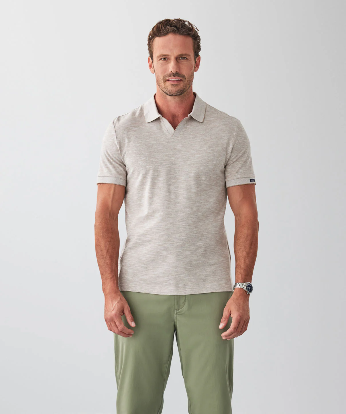 Resort Collar Polo - Mocha