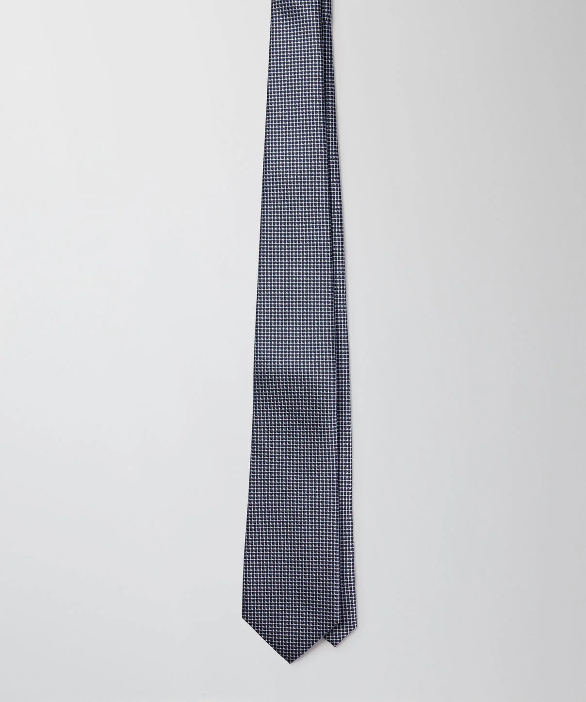 Silk Micro Tie - Blue - Image 2