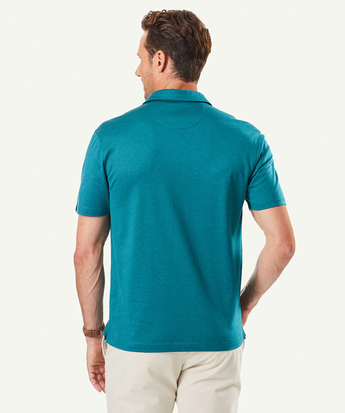 Smart Cotton Polo - Green - Image 3
