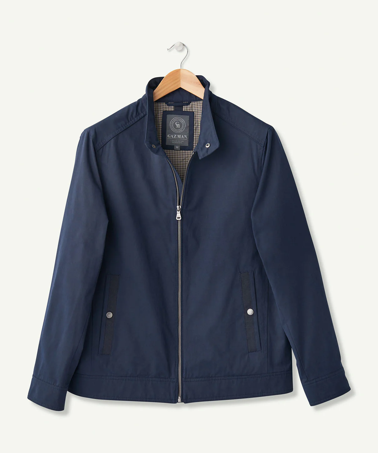 Soft Touch Harrington Jacket - Navy - Image 2