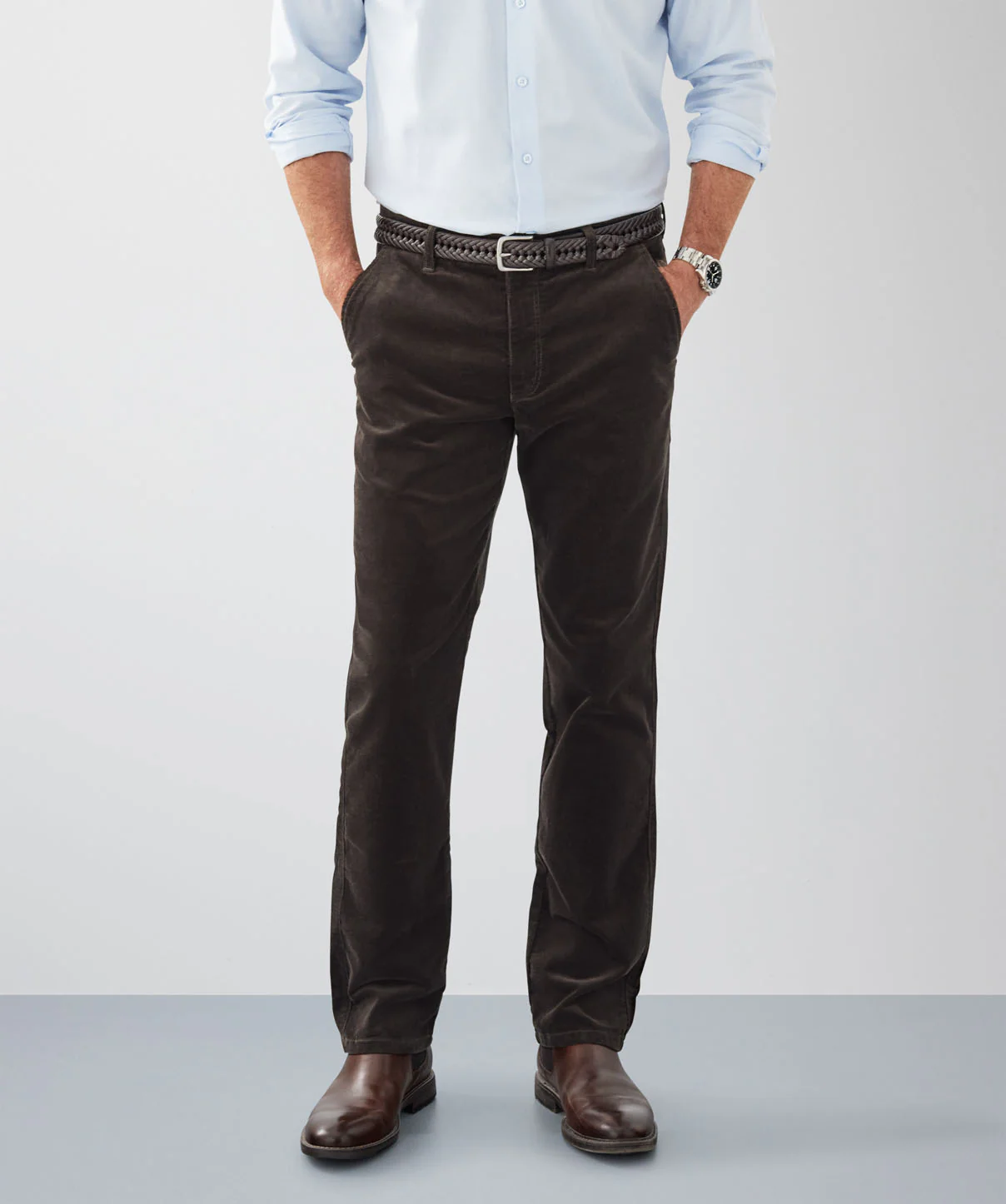 Stretch Cord Pant - Ash