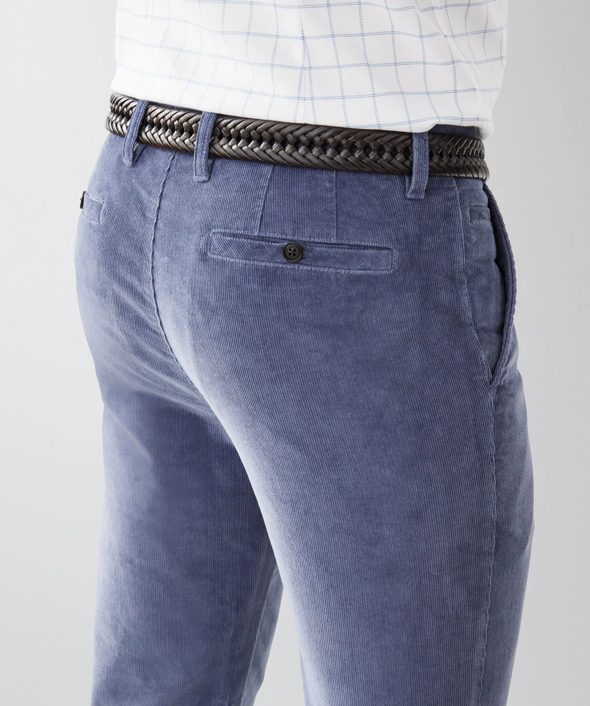Stretch Cord Pant - Blue - Image 3