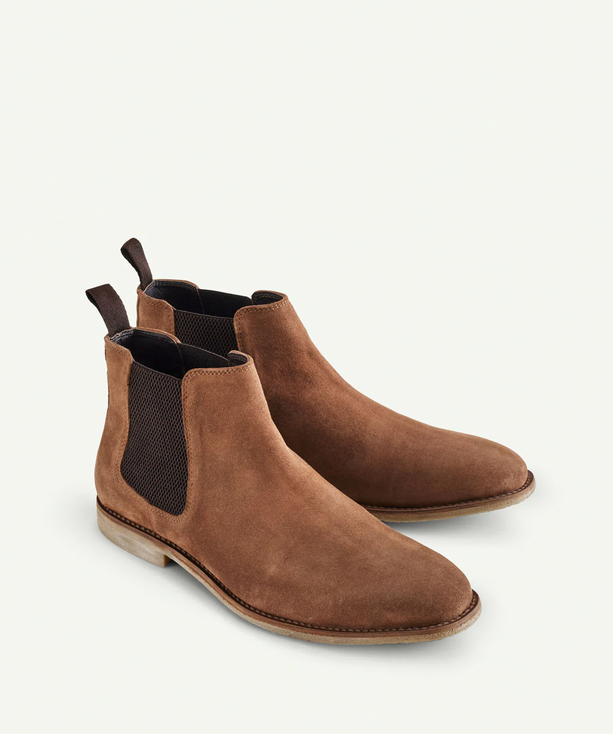 Suede Leather Chelsea Boot - Whiskey - Image 4