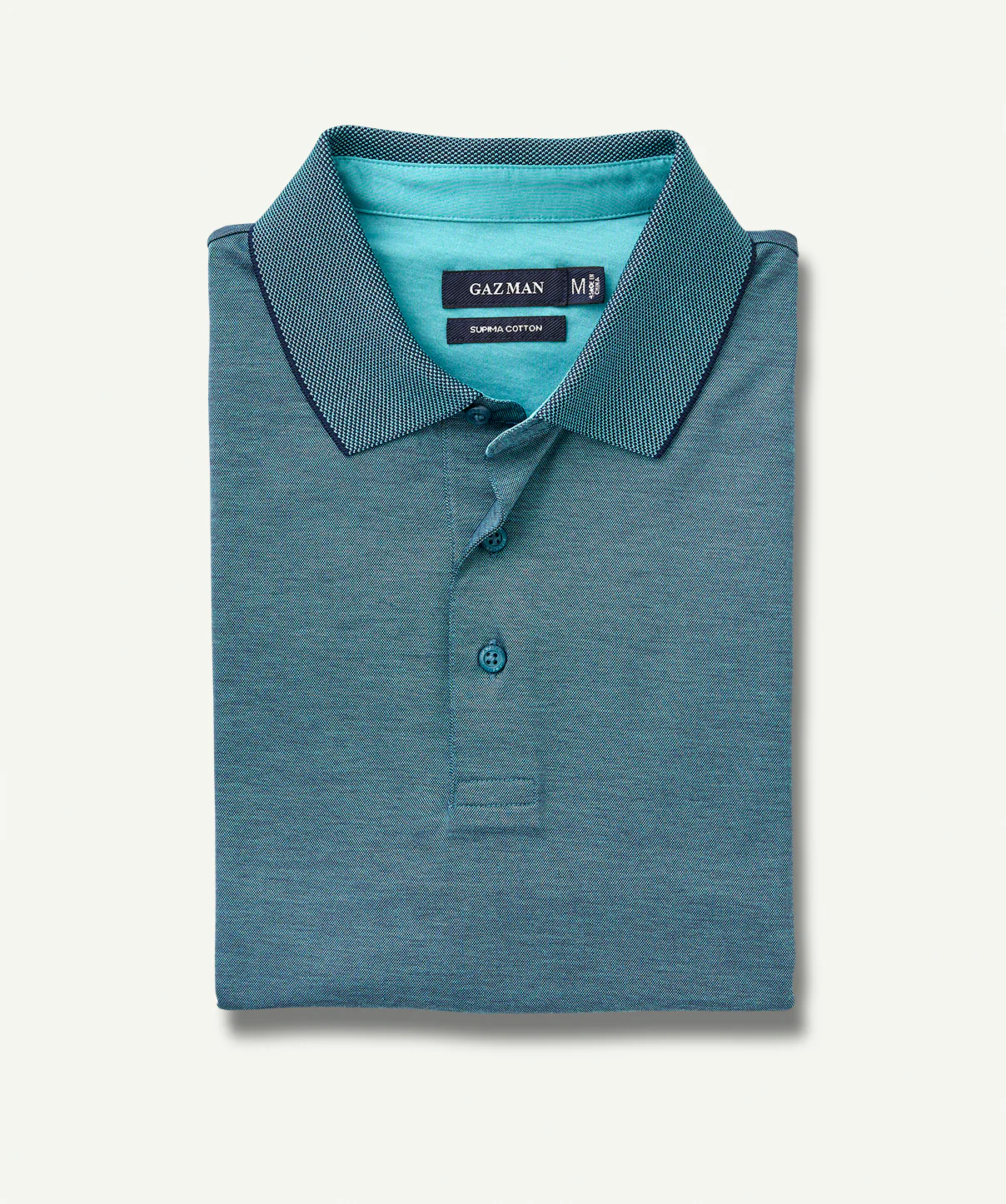 Supima Cotton Polo - Turquoise - Image 2