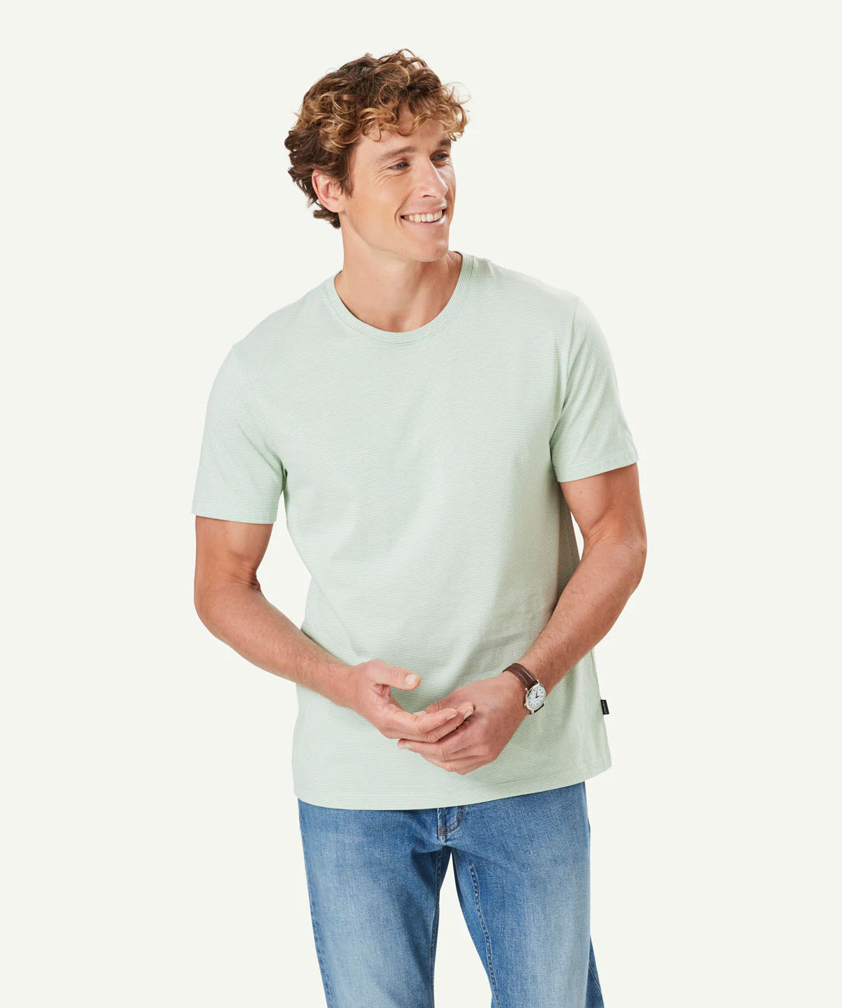 Weekend Stripe T-shirt - Sage