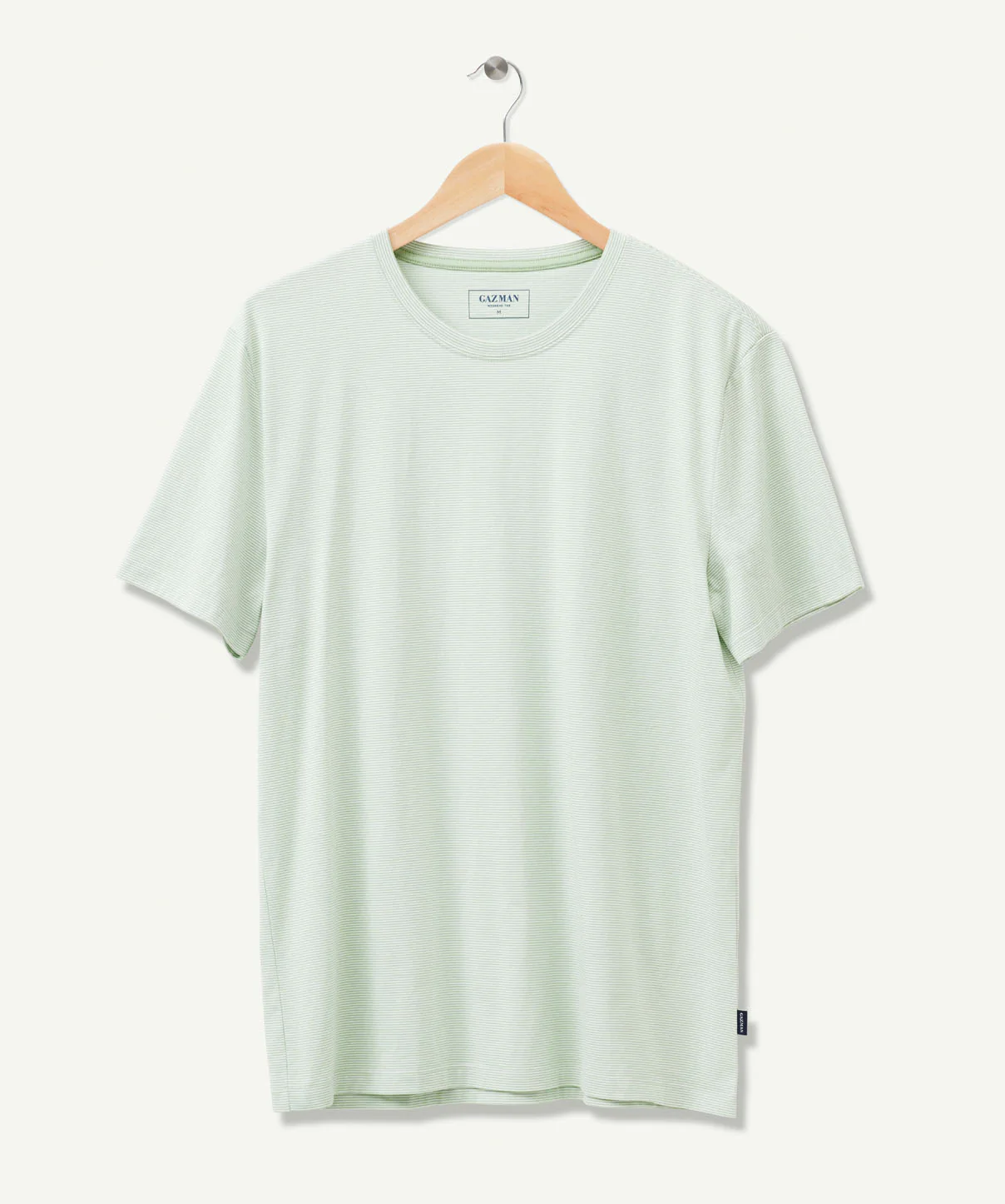 Weekend Stripe T-shirt - Sage - Image 2