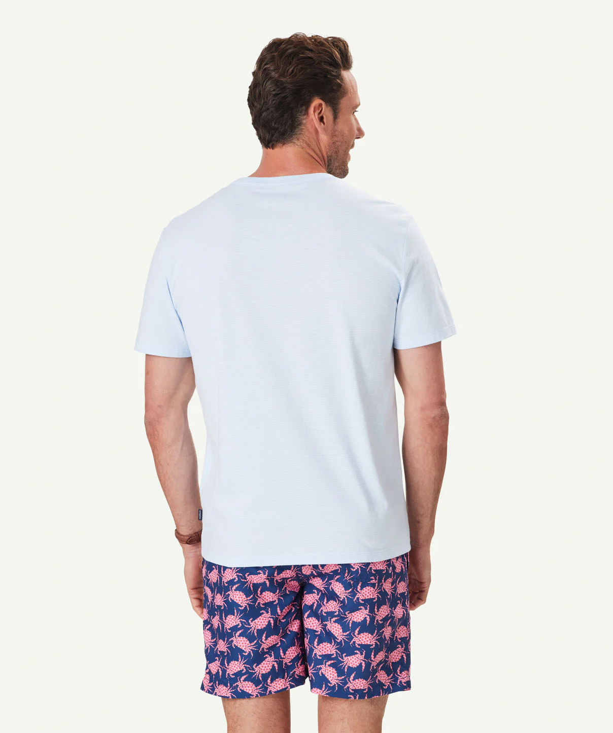 Weekend Stripe T-shirt - Sky Blue - Image 3
